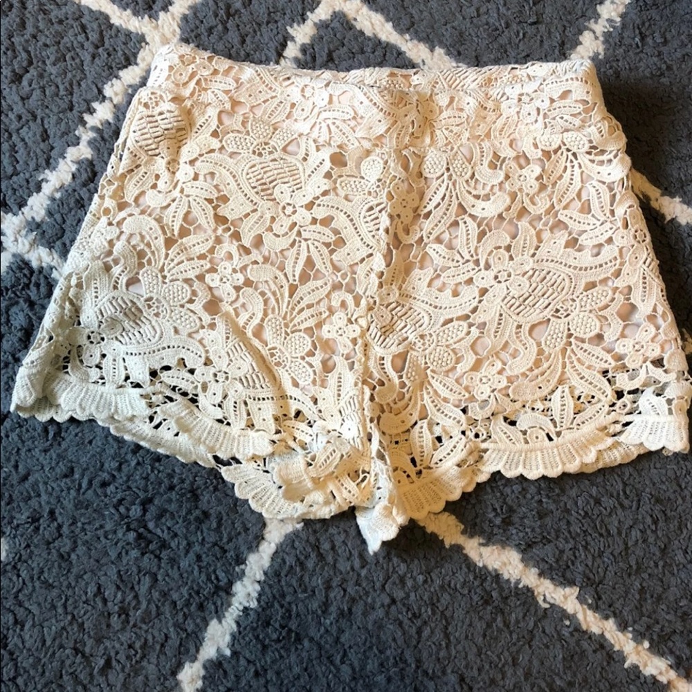 Lace shorts